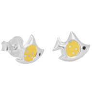 925 Sterling Silver Hypoallergenic Bubbly Star fish Studs Earrings